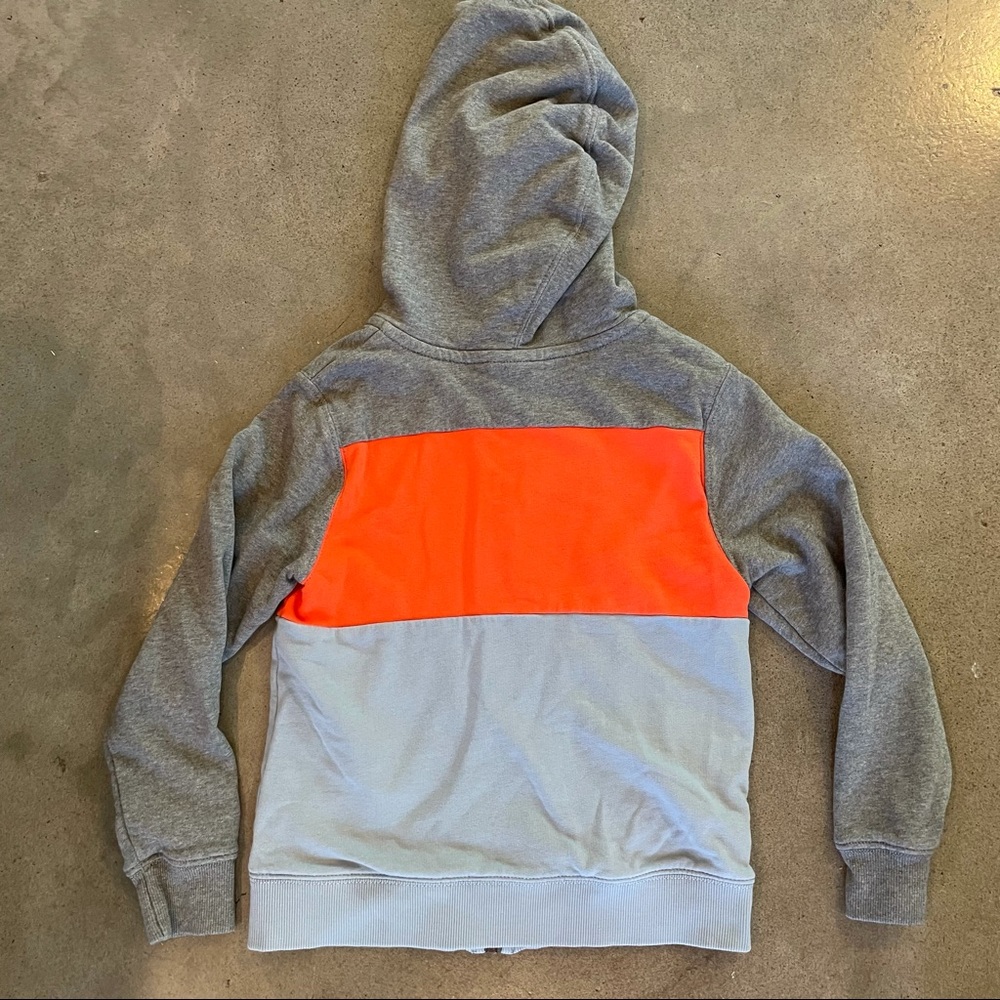 Hanna Andersson color block zip up hoodie sweater - Picture 4 of 5